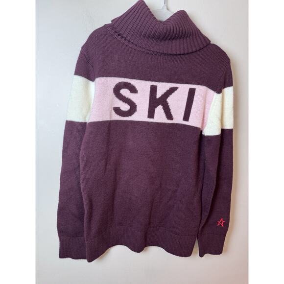 PERFECT MOMENT Kids Burgundy 'Ski' Merino Wool Turtleneck Sz 6 NWT $196 - Picture 11 of 14